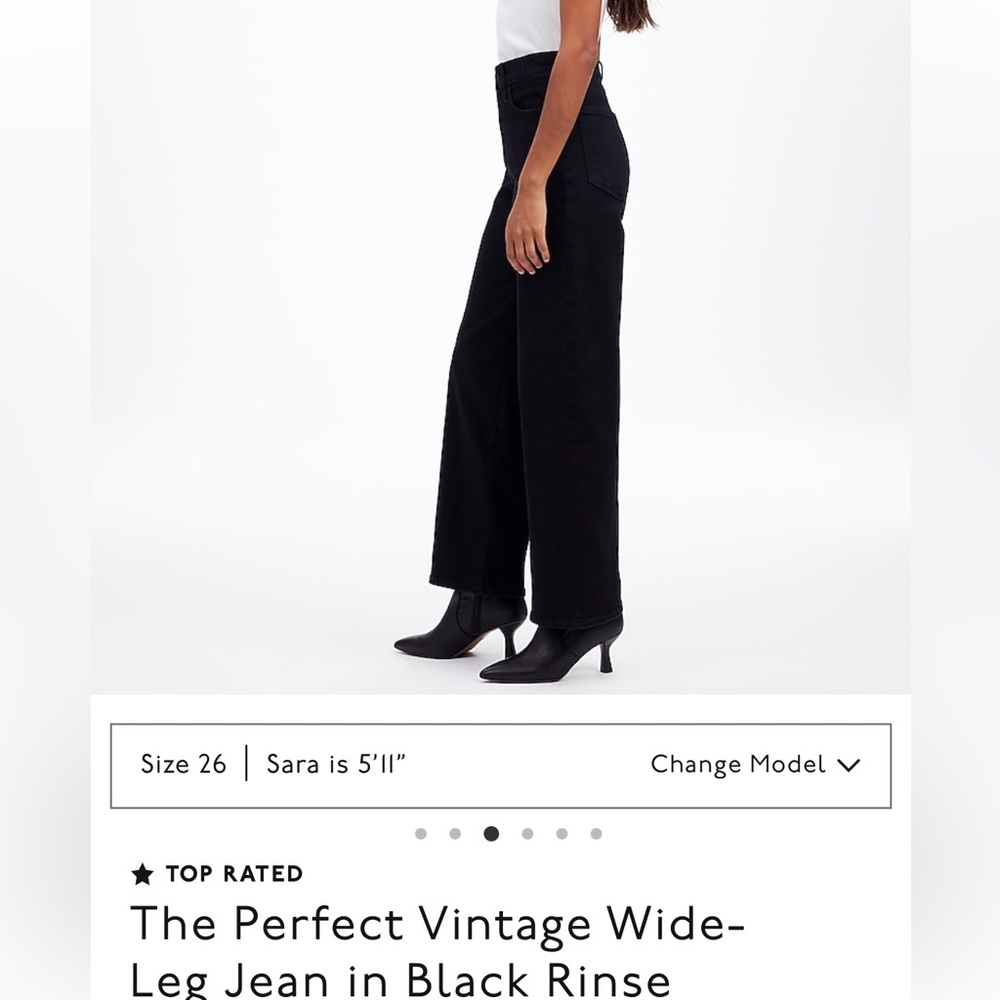 Madewell Black Wide-Leg Jeans